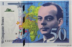 50 Francs SAINT-EXUPÉRY modifié Fauté FRANCE 1992 F.73.04 pr.NEUF