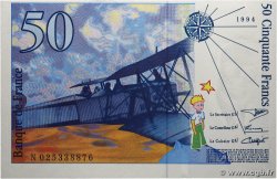 50 Francs SAINT-EXUPÉRY modifié Fauté FRANCE 1992 F.73.04 pr.NEUF