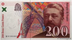 200 Francs EIFFEL Sans STRAP Fauté FRANCE 1996 F.75f4.02 NEUF