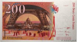 200 Francs EIFFEL Sans STRAP Fauté FRANCE 1997 F.75f4.04 SPL+