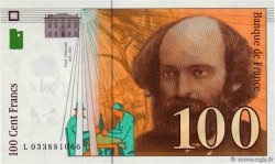 100 Francs CÉZANNE Sans STRAP Fauté FRANCE 1997 F.74f4.01 SPL