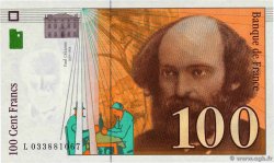 100 Francs CÉZANNE Sans STRAP Fauté FRANCIA 1997 F.74f4.01 q.FDC