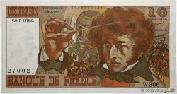10 Francs BERLIOZ FRANCE 1978 F.63.25W306