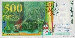 500 Francs PIERRE ET MARIE CURIE Sans le symbole du Radium Fauté FRANCE 1994 F.76f3.01 UNC-