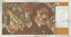 100 Francs DELACROIX modifié Fauté FRANCE 1984 F.69.08b TB+