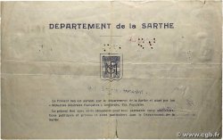 1000 Francs Annulé FRANCE regionalism and various Le Mans 1940 BU40.02 F