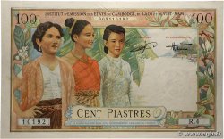 100 Piastres - 100 Dong INDOCHINE FRANÇAISE 1954 P.108 pr.SUP