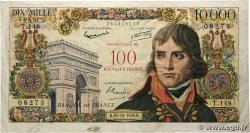 100 NF sur 10000 Francs BONAPARTE FRANCE 1958 F.55.01 TB
