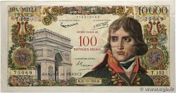 100 NF sur 10000 Francs BONAPARTE FRANCE 1958 F.55.01 TTB+