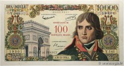 100 NF sur 10000 Francs BONAPARTE FRANCIA 1958 F.55.01 BB