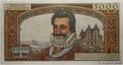 50 NF sur 5000 Francs HENRI IV FRANCE 1959 F.54.02 TB+