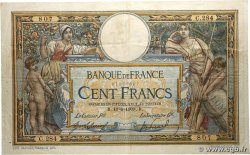 100 Francs LUC OLIVIER MERSON avec LOM FRANCE 1908 F.22.01 TB+