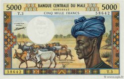 5000 Francs MALí 1973 P.14c SC+