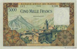 5000 Francs MAROC 1953 P.49