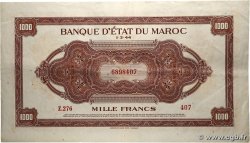 1000 Francs MOROCCO 1944 P.28