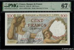 100 Francs SULLY FRANKREICH 1942 F.26.65 ST