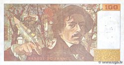 100 Francs DELACROIX imprimé en continu FRANKREICH 1990 F.69bis.01a S