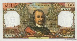100 Francs CORNEILLE Petit numéro FRANCE 1976 F.65.51A905 UNC-