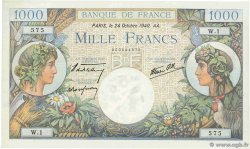 1000 Francs COMMERCE ET INDUSTRIE Petit numéro FRANCE 1940 F.39.01 pr.NEUF