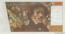 100 Francs DELACROIX modifié Fauté FRANCE 1978 F.69.01c AU+