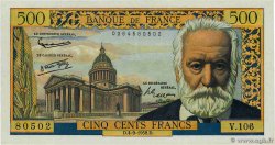 500 Francs VICTOR HUGO FRANCE 1958 F.35.10 XF-