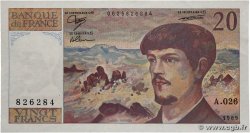 20 Francs DEBUSSY FRANCE 1989 F.66.10A26 SPL+