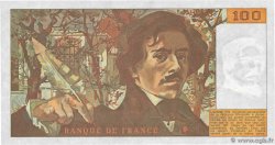 100 Francs DELACROIX modifié Petit numéro FRANCE 1987 F.69.11A116 NEUF