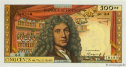 500 Nouveaux Francs MOLIÈRE FRANCE 1959 F.60.01 SUP
