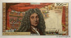 500 Nouveaux Francs MOLIÈRE FRANCIA 1965 F.60.08 q.SPL