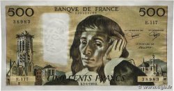 500 Francs PASCAL Numéro radar FRANCIA 1980 F.71.21 SC+