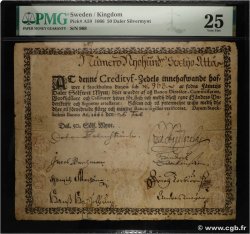 50 Daler Silvermynt SWEDEN  1666 P.A059