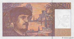 20 Francs DEBUSSY Modifié Petit numéro FRANCE 1997 F.66ter.02A50 NEUF
