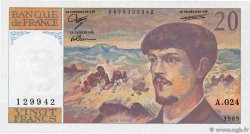 20 Francs DEBUSSY Fauté FRANCE 1989 F.66.10A24 pr.NEUF