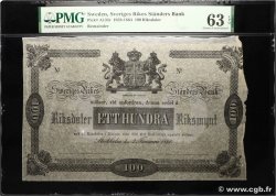 100 Riksdaler Non émis SWEDEN  1861 P.A135r