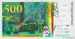 500 Francs PIERRE ET MARIE CURIE FRANCE 1996 F.76.03 NEUF
