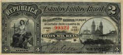 2 Mil Reis BRÉSIL 1890 P.010b TTB