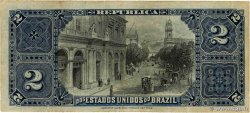 2 Mil Reis BRÉSIL 1890 P.010b TTB