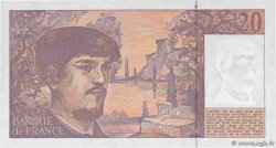 20 Francs DEBUSSY à fil de sécurité FRANCE 1991 F.66bis.02A33 NEUF