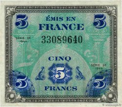 5 Francs DRAPEAU FRANKREICH 1944 VF.17.01 fST+
