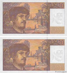 20 Francs DEBUSSY Modifié Consécutifs FRANCE 1997 F.66ter.02A55 pr.NEUF