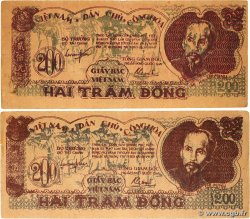 200 Dong Lot VIET NAM 1950 P.034a F+