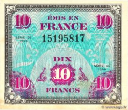 10 Francs DRAPEAU FRANCE 1944 VF.18.01 XF-