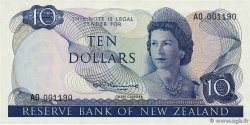 10 Dollars NOUVELLE-ZÉLANDE 1967 P.166a NEUF