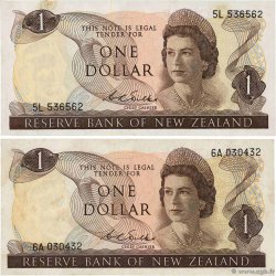 1 Dollar Lot NOUVELLE-ZÉLANDE 1968 P.163b SUP+
