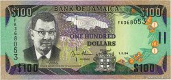 100 Dollars JAMAICA 1994 P.76a UNC