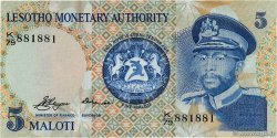 5 Maloti Numéro spécial LESOTHO 1979 P.02 FDC