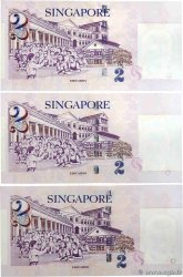 2 Dollars Lot SINGAPORE 2000 P.45 UNC-
