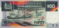 50 Dollars SINGAPORE 1987 P.22b UNC