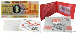 50 Dollars Set de présentation SINGAPORE 1990 P.30 UNC