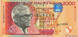 2000 Rupees MAURITIUS 1999 P.55 BC+